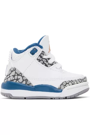 Nike Sneakers - Baby White Jordan 3 Retro Sneakers