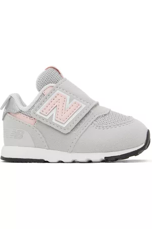 New Balance Sneakers - Baby Gray 574 NEW-B Hook & Loop Sneakers