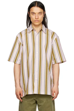 DRIES VAN NOTEN Pink Striped Shirt