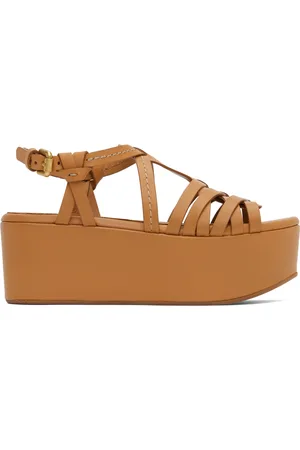 See by Chloé Tan Sierra Heeled Sandals