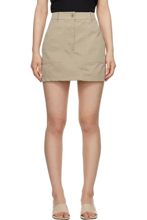 Nothing Written Beige Sam Miniskirt