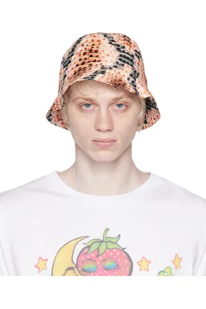 Endless Joy Beige Snake Print Bucket Hat