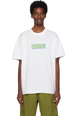 Carhartt Men T-shirts - White Heat Script T-Shirt