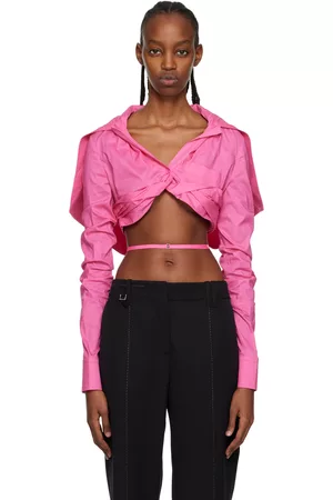Jacquemus Women Nightdresses & Shirts - Pink Le Raphia 'La Chemise Meio' Shirt