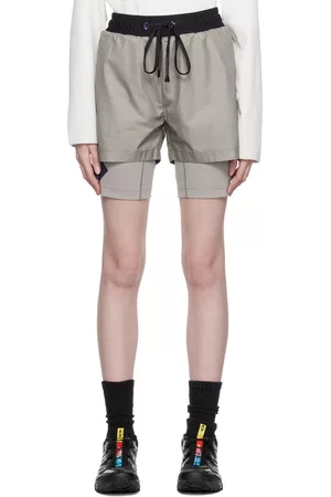 Templa Women Shorts - Gray Layered Shorts