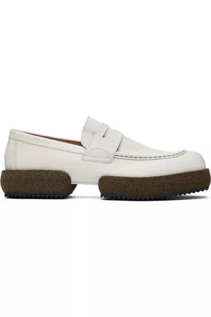 DRIES VAN NOTEN Men Loafers - Off-White Platform Loafers