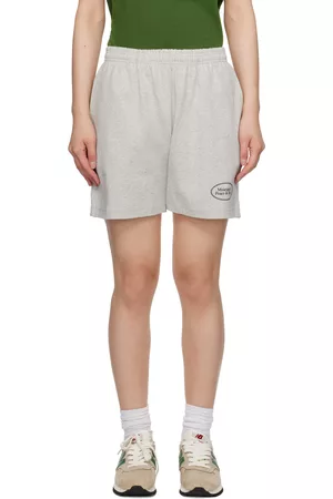 Museum Of Peace & Quiet Women Shorts - Gray Printed Shorts
