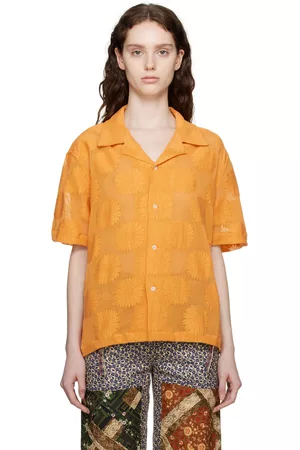 BODE Women Shirts - Orange Sunflower Shirt
