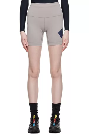 Templa Women Shorts - Gray Bonded Shorts