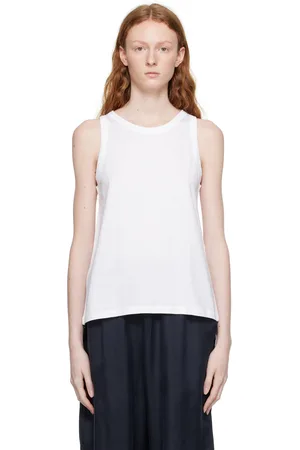 STUDIO NICHOLSON White Circa Tank Top