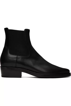 FEAR OF GOD Men Boots - Black Cowboy Chelsea Boots