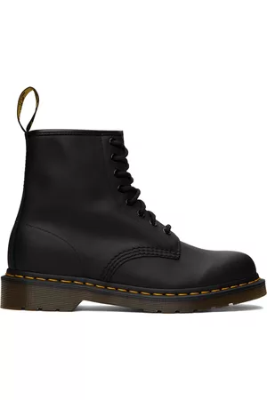 Dr. Martens Men Boots - Black 1460 Greasy Lace-Up Boots