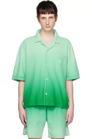 Sergio Tacchini Men Shirts - Green Genoa Shirt
