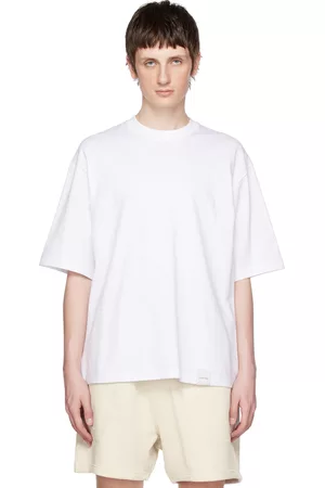 Calvin Klein Men T-shirts - White Relaxed T-Shirt