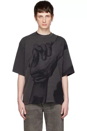 Calvin Klein Men T-shirts - Black Grasp T-Shirt