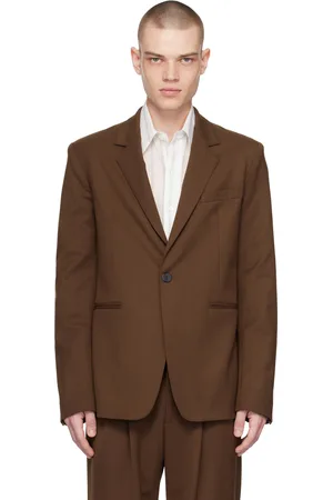 MARYAM NASSIR ZADEH Brown Focus Blazer