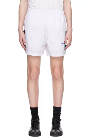 Sergio Tacchini Men Shorts - White Macao Shorts
