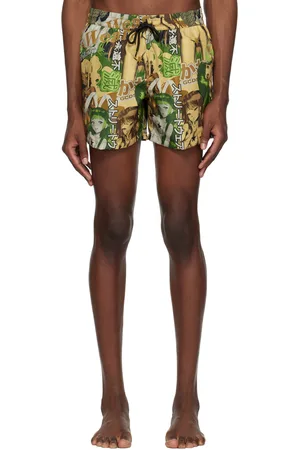 GCDS Green Hentai Swim Shorts