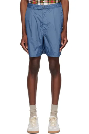 Beams Blue Belted Shorts
