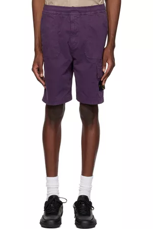 Stone Island Men Bermudas - Purple Bermuda Shorts