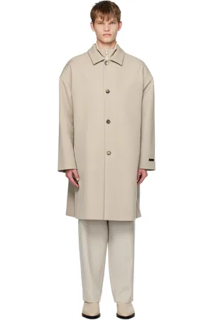 FEAR OF GOD Gray Single-Breasted Coat