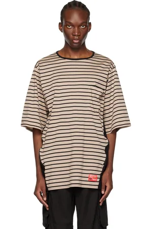 Undercoverism Beige Striped T-Shirt