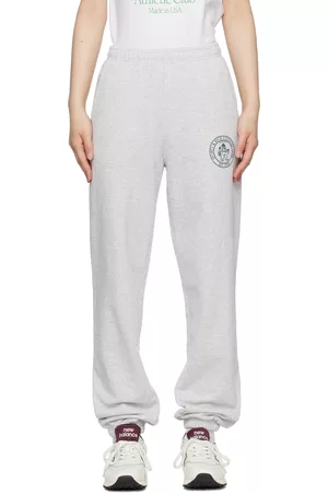Sporty & Rich Women Loungewear - Gray Printed Lounge Pants