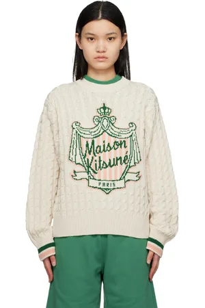 Maison Kitsuné White Hotel Olympia Edition Crest Sweatshirt