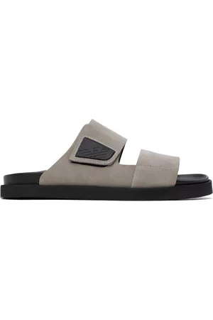 Emporio Armani Men Sandals - Taupe Velcro Sandals