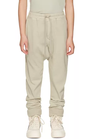 Rick Owens Trousers - Kids Off-White Dropped Inseam Sweatpants