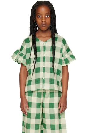 Tiny Cottons Kids Green Big Check Shirt