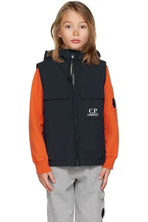 C.P. Company Kids Navy Goggle Vest