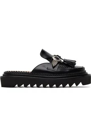 TOGA PULLA Black Tassel Loafers