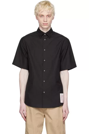 Lanvin Men Shirts - Black Graphic Shirt
