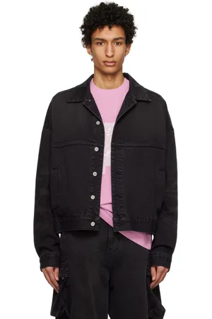 We11 Done Graphic Denim Jacket