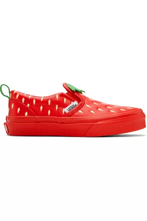 Vans Sneakers - Kids Red Classic Slip-On Berry Little Kids Sneakers