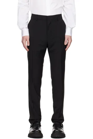 Ami Black Cigarette Fit Trousers