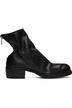 GUIDI Men Boots - Black 796Z Zip Boots
