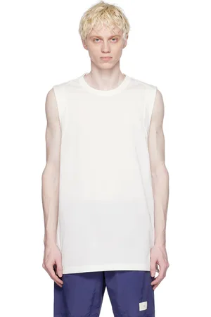 Y-3 White Crewneck Tank Top