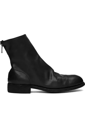 GUIDI Men Boots - Black 986 Zip Boots