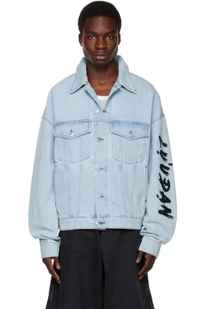 LU’U DAN Blue Faded Denim Jacket