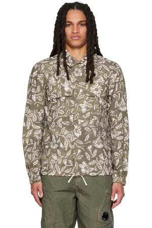 C.P. Company Men Shirts - Khaki Floral Shirt