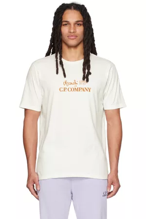 C.P. Company Men T-shirts - White Graphic T-Shirt
