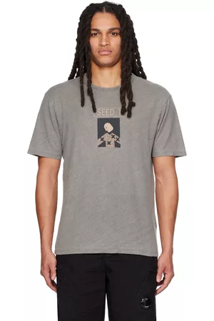 C.P. Company Men T-shirts - Gray Graphic T-Shirt
