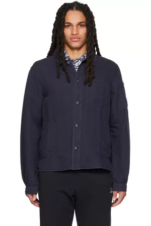 C.P. Company Men Shirts - Navy Patch Pocket Shirt