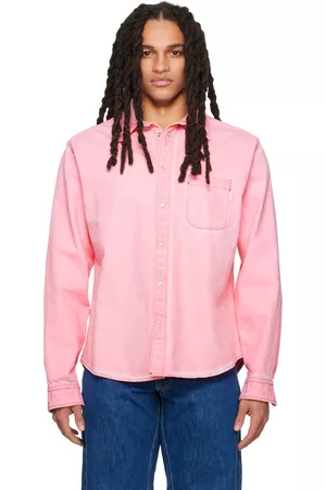 Marni Men Denim - Pink Patch Pocket Denim Shirt