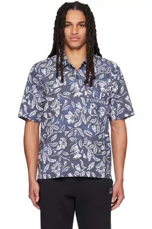 C.P. Company Men Shirts - Blue Floral Shirt