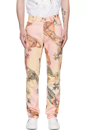 Vivienne Westwood Men Tapered - Pink Tapered Jeans