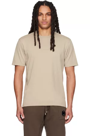 C.P. Company Men T-shirts - Beige Graphic T-Shirt