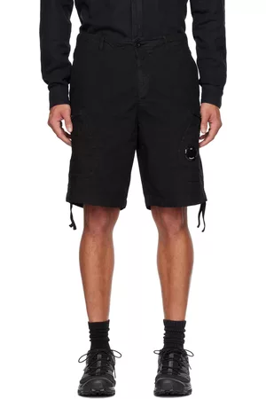 C.P. Company Men Shorts - Black Ba-Tic Cargo Shorts